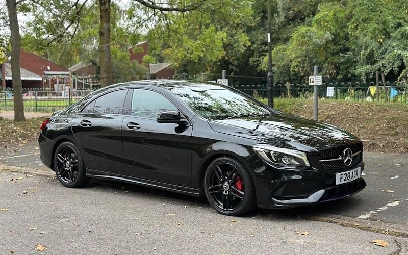 Black Used 2017 Mercedes CLA200 AMG line Sedan | £11,995 (Fair price) - Image 1/4