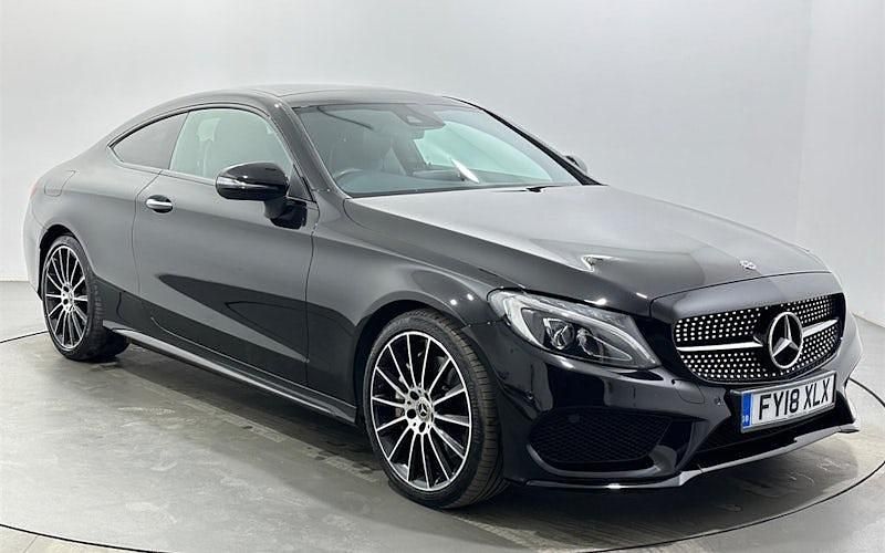 Used Mercedes C300 AMG Line Premium Plus 245 HP (180 kW) 2018 Black Coupe