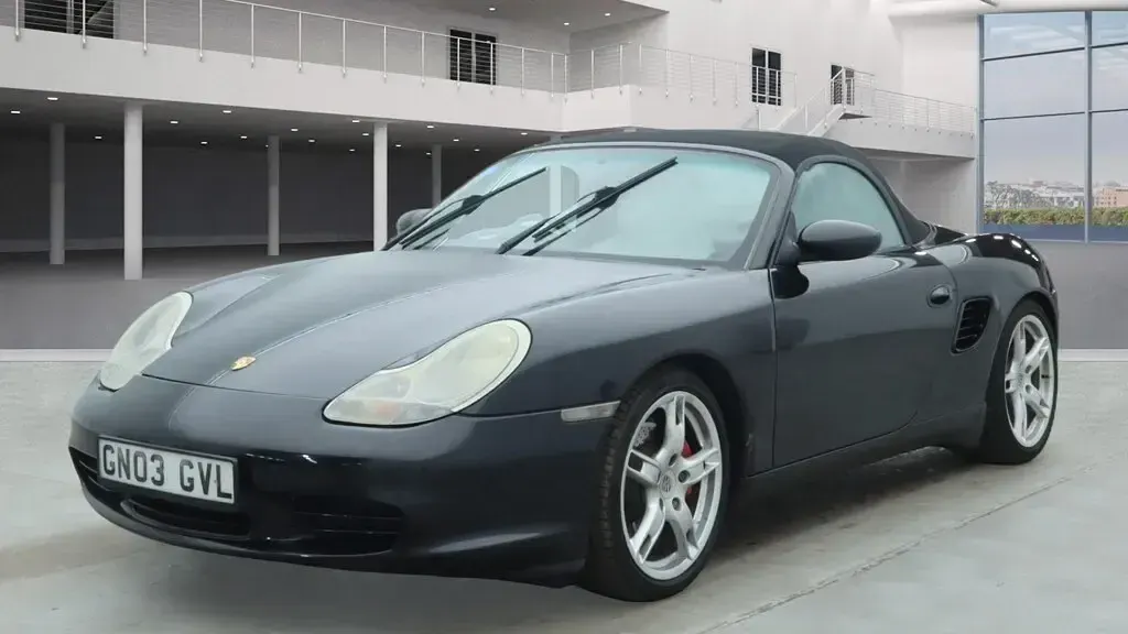 Used Porsche Boxster 260 HP (191 kW) 2003 Black Cabriolet