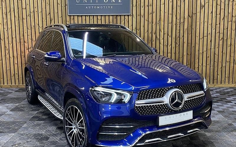 Used Mercedes GLE300 AMG line 245 HP (180 kW) 2021 Blue Estate