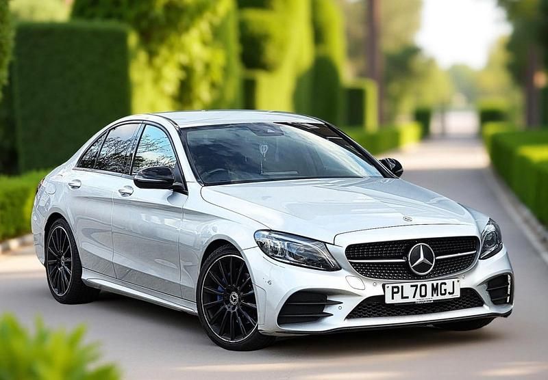 Silver Used 2021 Mercedes C220 AMG Line Premium Sedan | £14,500 (Good price) - Image 1/4