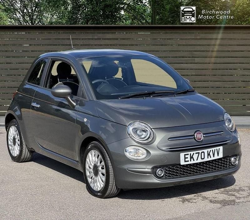Grey Used 2020 Fiat 500 Lounge Hatchback | £9,295 (Fair price) - Image 1/4