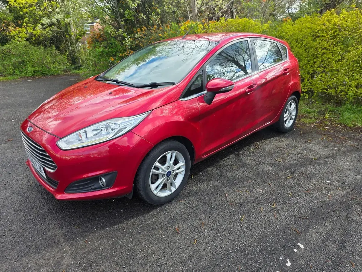 Usado Ford Fiesta Zetec 2016 Vermelho Citadino