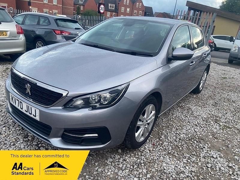 Grey Used 2020 Peugeot 308 Active Hatchback | £5,495 (Fair price) - Image 1/3