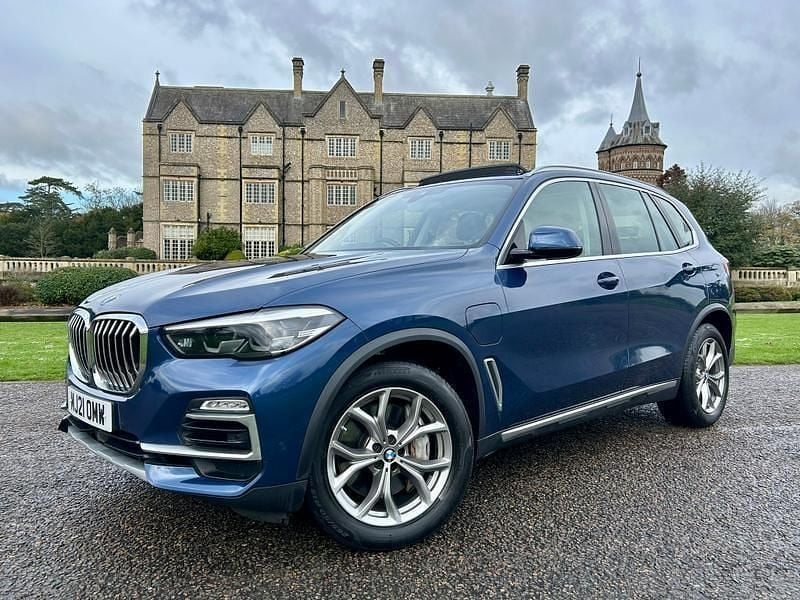 Blue Used 2021 BMW X5 xLine SUV | £34,595 (Fair price) - Image 1/3