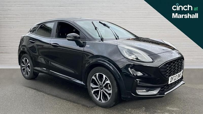 Black Used 2022 Ford Puma Gen-E ST-Line | £14,293 (Good price) - Image 1/4