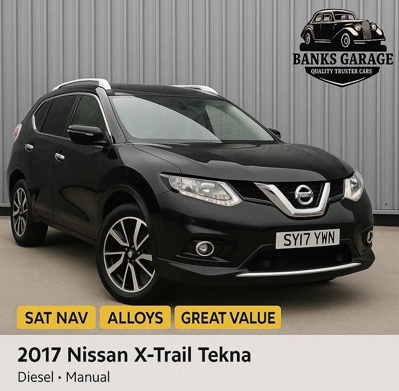 Used Nissan X-Trail N-Vision 2017 Black SUV