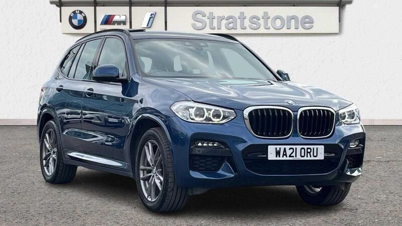 Blue Used 2021 BMW X3 M Sport SUV | £27,999 (Super price) - Image 1/3