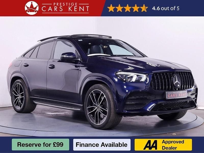 Blue Used 2022 Mercedes GLE350 AMG line Coupe | £53,359 (A bit pricey) - Image 1/4