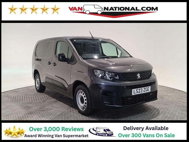 Grey Used 2023 Peugeot Partner Premium Van | £14,290 (A bit pricey) - Image 1/3