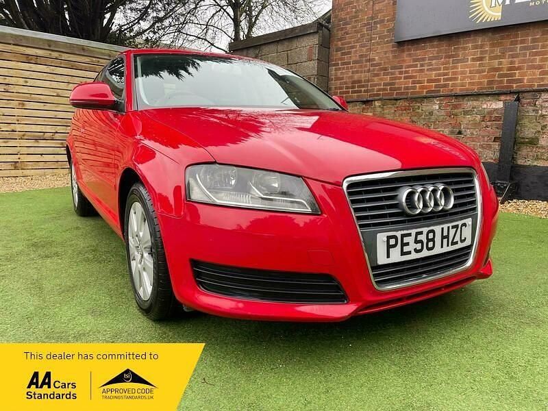 Used Audi A3 2008 Red Hatchback