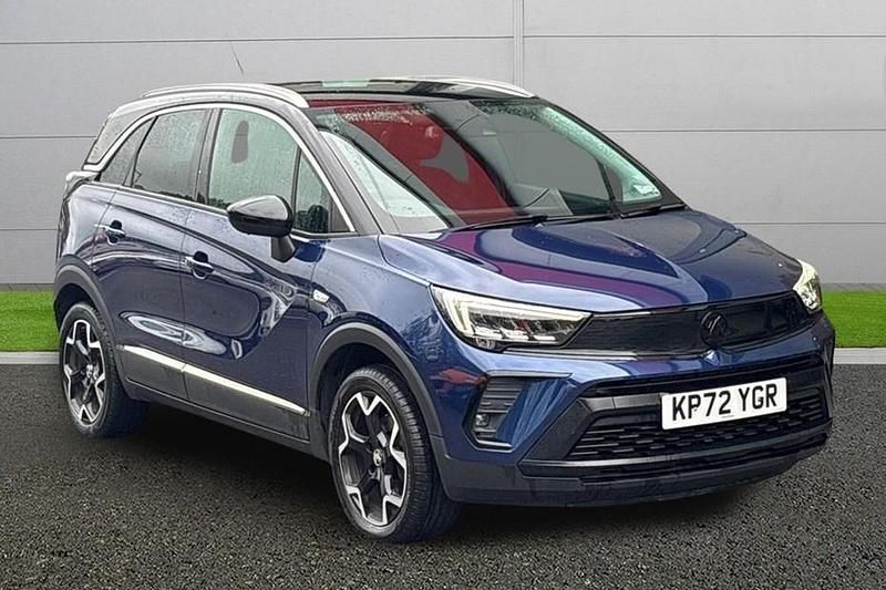 Used Vauxhall Crossland Ultimate 130 HP (95 kW) 2022 Blue SUV