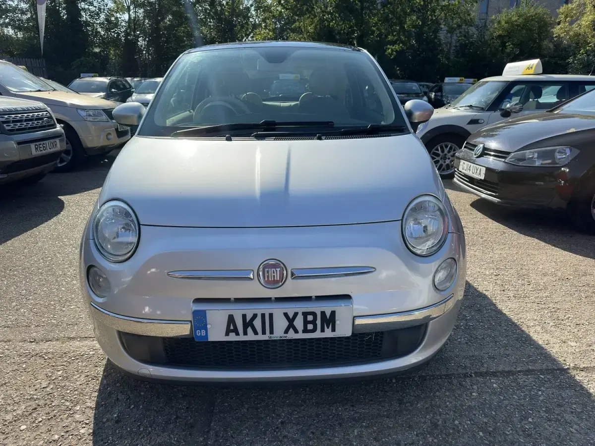 Used Fiat 500 Lounge 69 HP (50 kW) 2011 Silver Hatchback