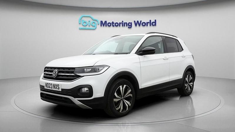Used VW T-Cross Black Edition 110 HP (80 kW) 2023 White SUV