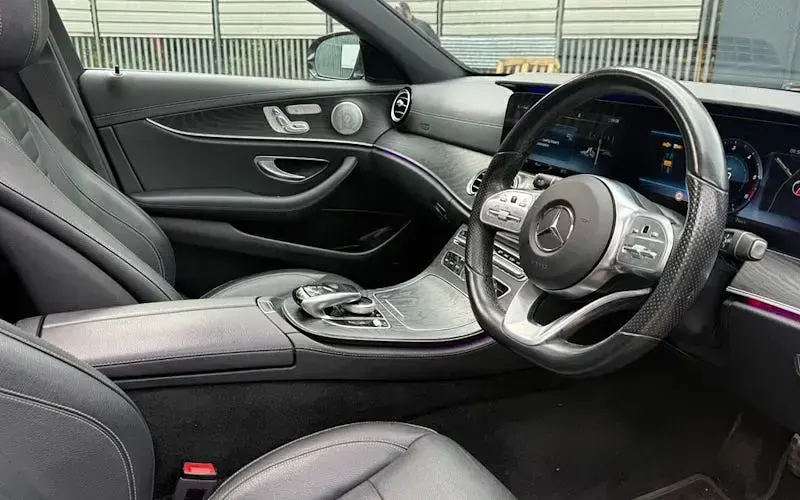 Used Mercedes E400 AMG line 340 HP (250 kW) 2019 Blue Estate