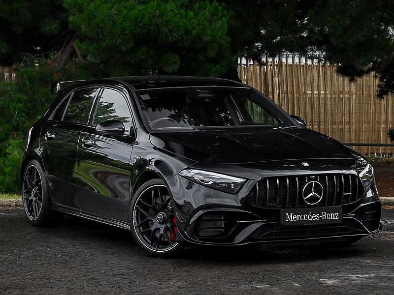 Black Used 2024 Mercedes A45 AMG Sedan | £49,498 (Good price) - Image 1/4