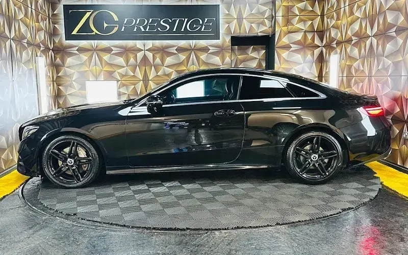 Used Mercedes E220 AMG line 194 HP (142 kW) 2019 Black Coupe