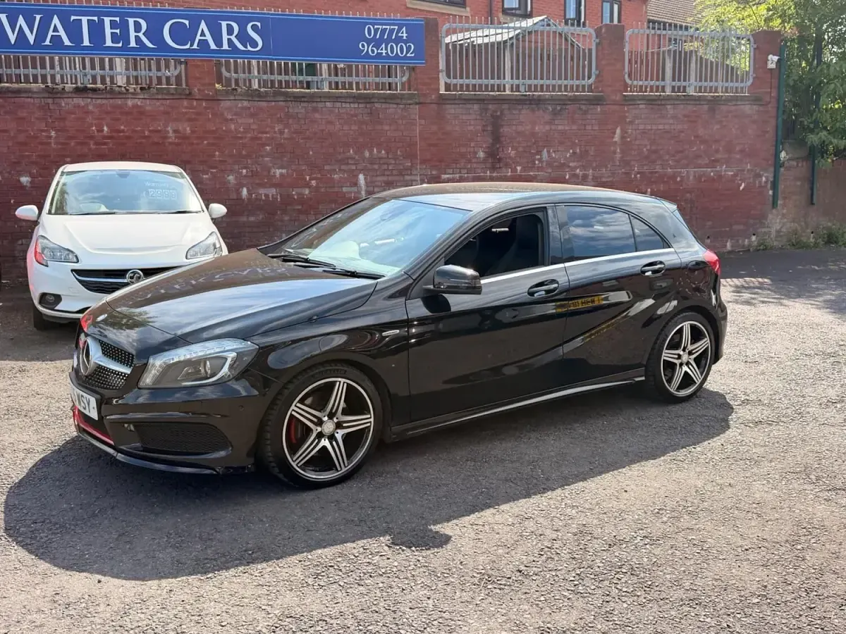 Used Mercedes A250 AMG 211 HP (155 kW) 2015 Black Hatchback