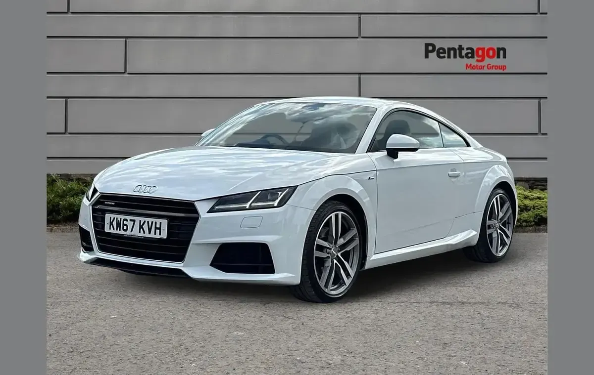 Used Audi TT S-Line 226 HP (166 kW) 2018 White Coupe
