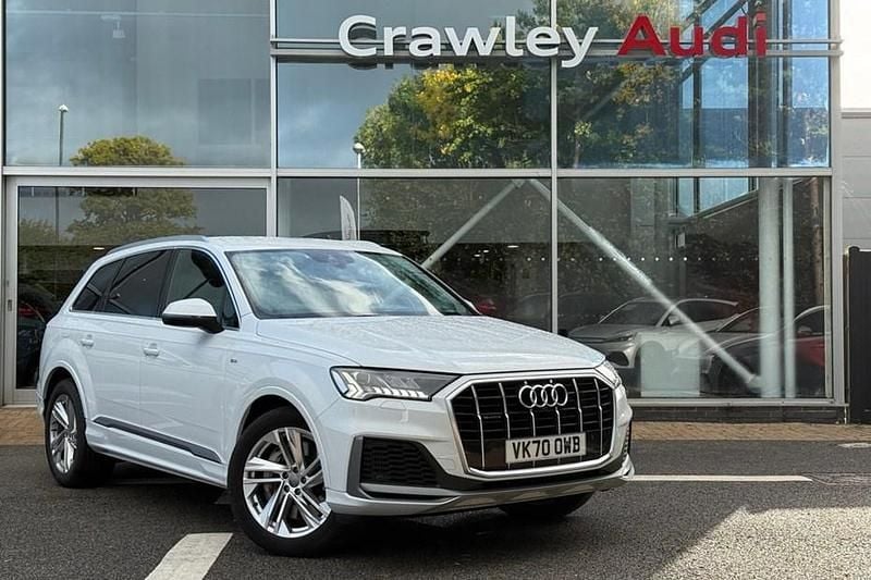 White Used 2020 Audi Q7 S-Line SUV | £33,390 (Super price) - Image 1/1