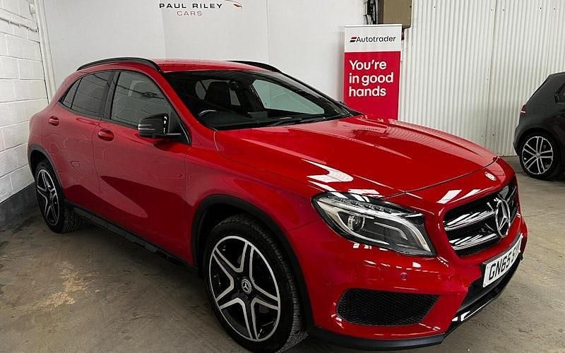 Used Mercedes GLA220 AMG line 170 HP (125 kW) 2015 Red SUV