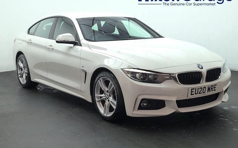 White Used 2020 BMW 420 M Sport Coupe | £17,150 (Fair price) - Image 1/4