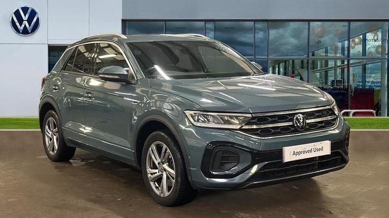 Used VW T-Roc R-line 190 HP (139 kW) 2022 Petrol blue metallic SUV