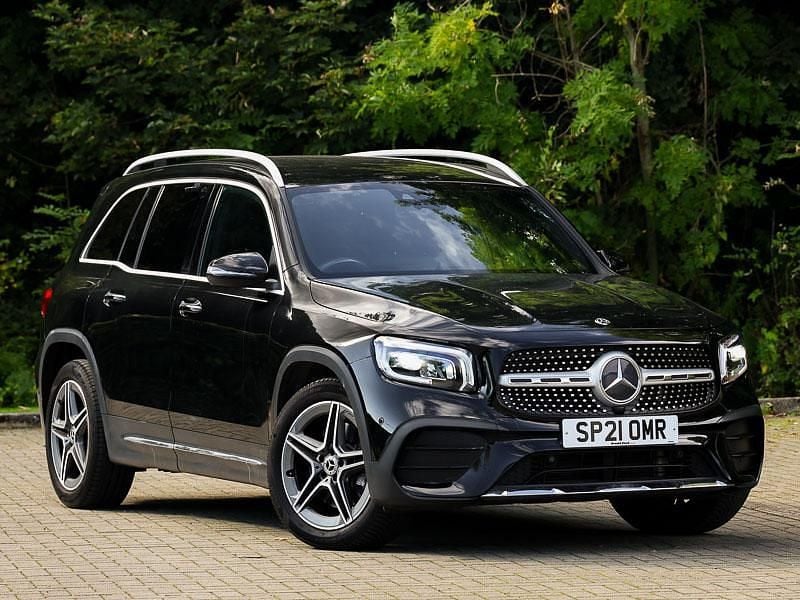 Black Used 2021 Mercedes GLB220 AMG line SUV | £27,498 (Good price) - Image 1/4