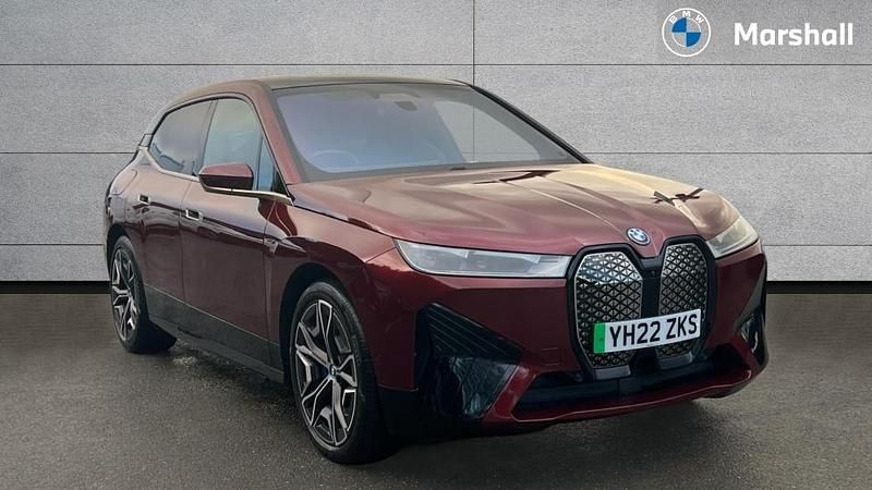 Red Used 2022 BMW iX M Sport SUV | £43,695 (Fair price) - Image 1/4