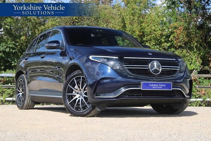 Blue Used 2022 Mercedes EQC400 AMG line SUV | £25,389 (Super price) - Image 1/4