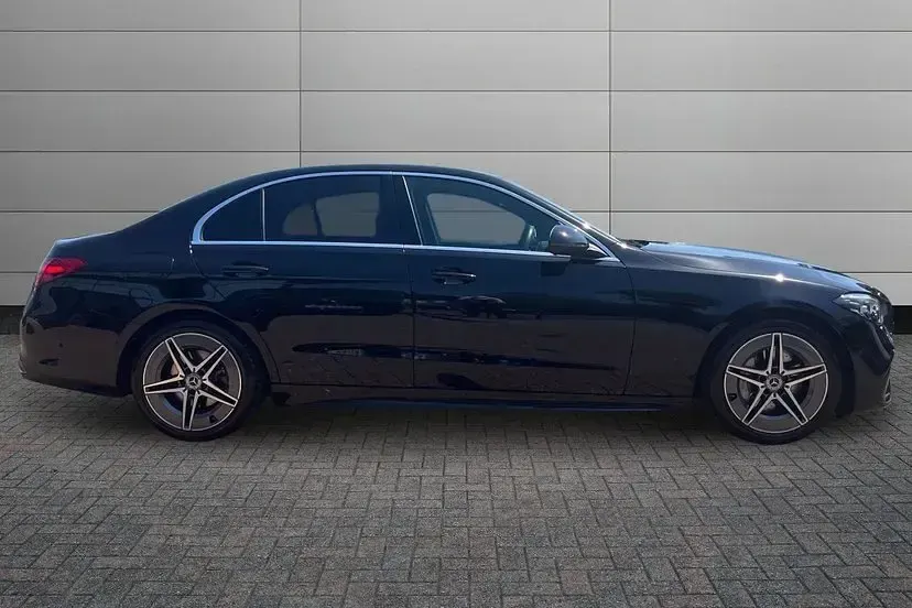 Used Mercedes C200 AMG line 221 HP (162 kW) 2025 Black Sedan