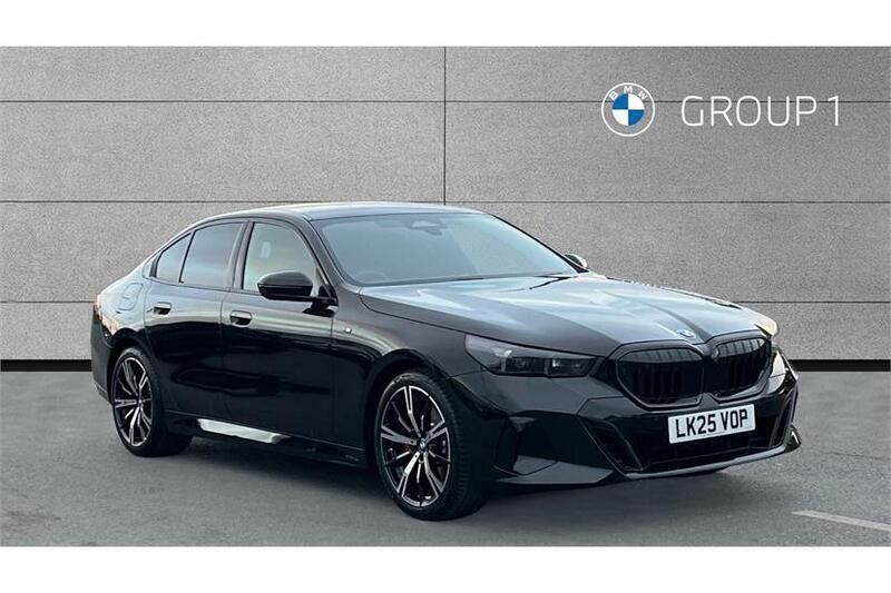 Black sapphire metallic paint New 2025 BMW 520 M Sport Sedan | £48,980 (Fair price) - Image 1/4