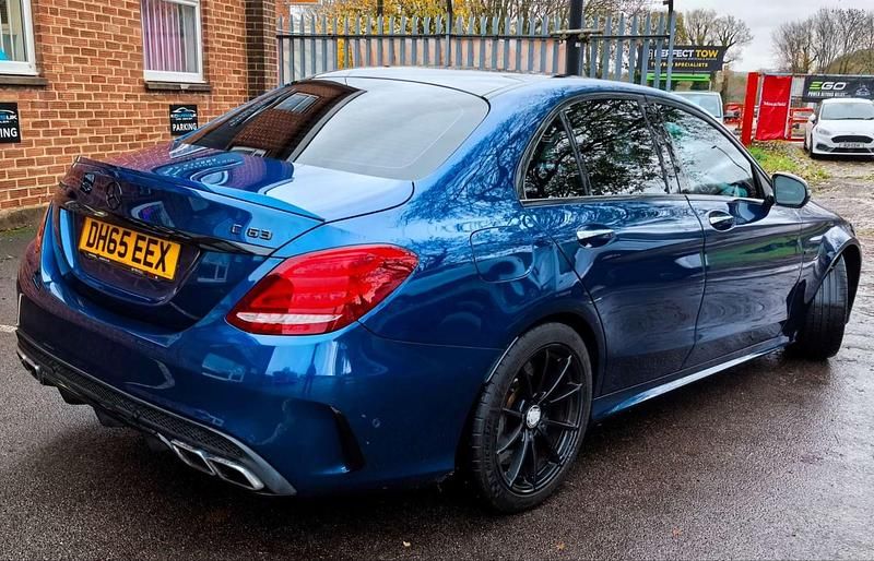 Used Mercedes C63 AMG Premium 2016 Blue Sedan