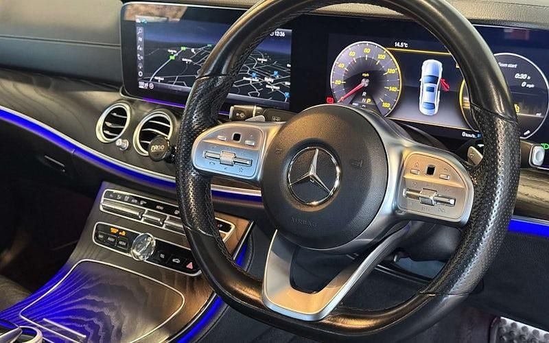 Used Mercedes E220 AMG line 194 HP (142 kW) 2020 Black Sedan