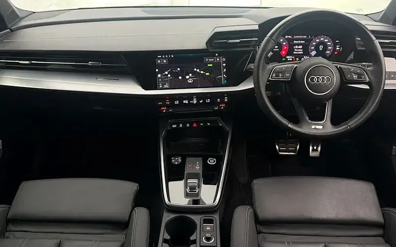 Used Audi A3 S-Line 150 HP (110 kW) 2023 Black Sedan