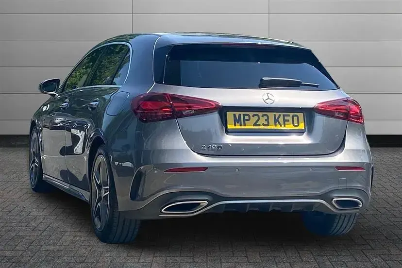 Used Mercedes A180 AMG Line Premium 136 HP (100 kW) 2023 Mountain grey Hatchback