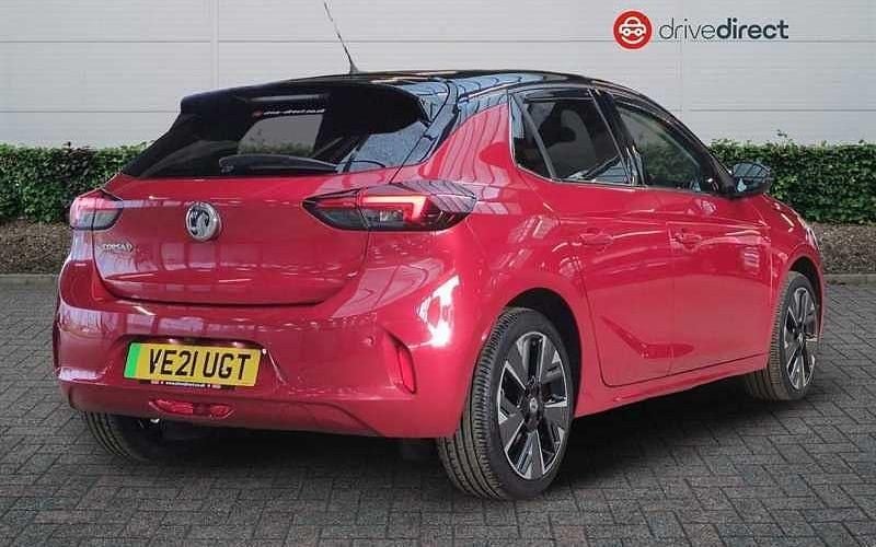 Used Vauxhall Corsa-e Elite 100 kW (136 HP) 2020 Red Hatchback