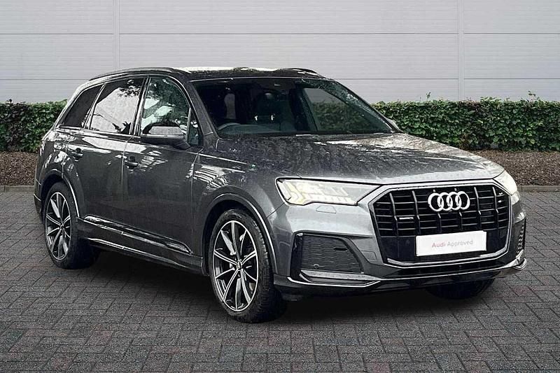 Grey Used 2020 Audi Q7 Black Edition SUV | £36,495 (Fair price) - Image 1/4