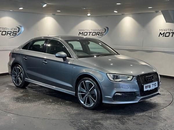 Grey Used 2016 Audi A3 S-Line Sedan | £10,450 (Fair price) - Image 1/4
