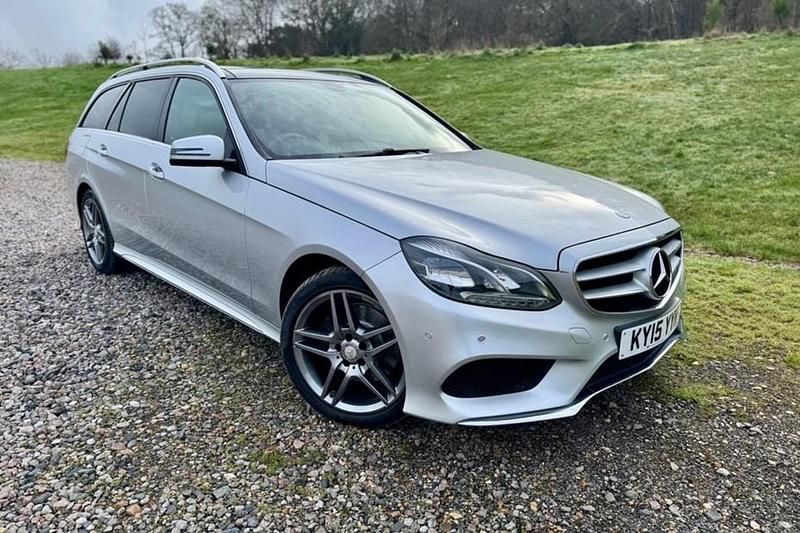Used Mercedes E220 AMG Line Premium 2015 Silver Estate