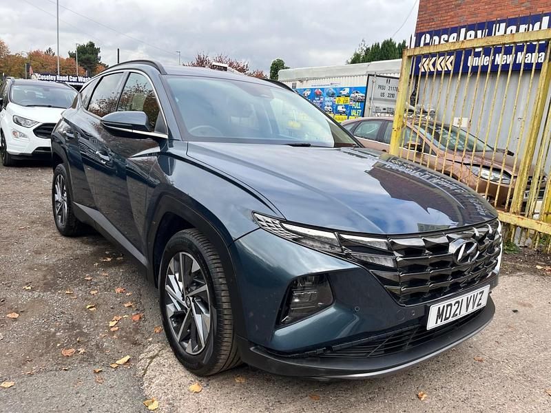 Usado Hyundai Tucson Premium 150 HP (110 kW) 2021 Azul SUV