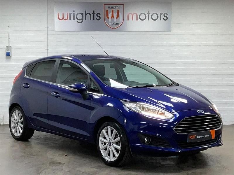 Used Ford Fiesta Titanium 2017 Blue Hatchback