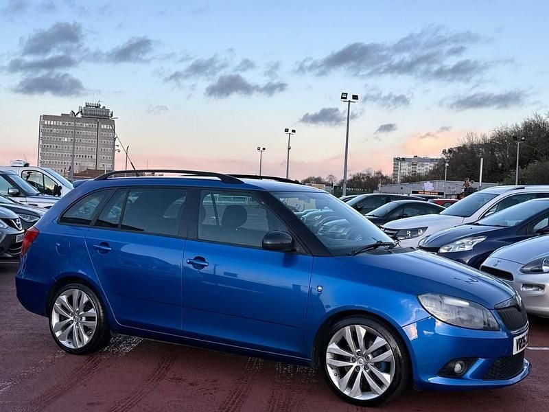 Used Skoda Fabia vRS 2012 Blue Estate