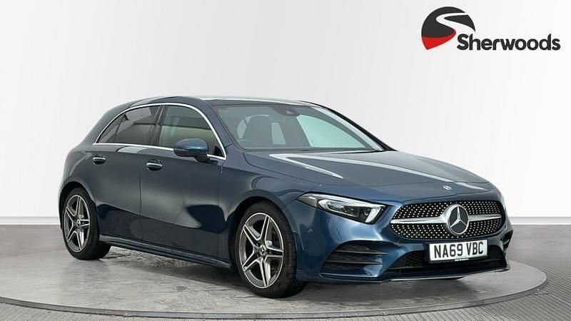 Used Mercedes A220 AMG Line Premium Plus 2019 Blue Hatchback