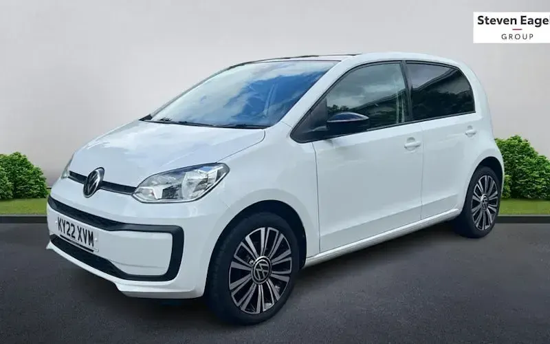 Used VW up! Black Edition 65 HP (47 kW) 2022 White Hatchback