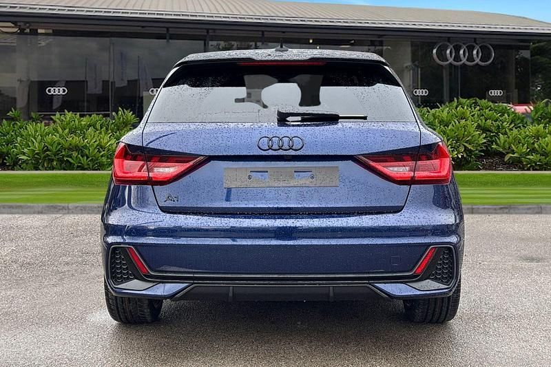 New Audi A1 Sportback Black Edition 2026 Blue Hatchback