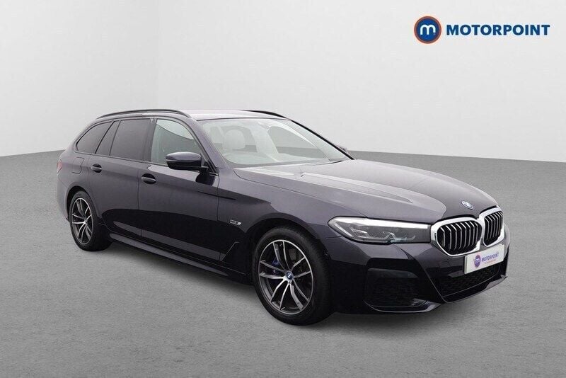 Black Used 2022 BMW 530e M Sport Estate | £24,299 (Super price) - Image 1/4