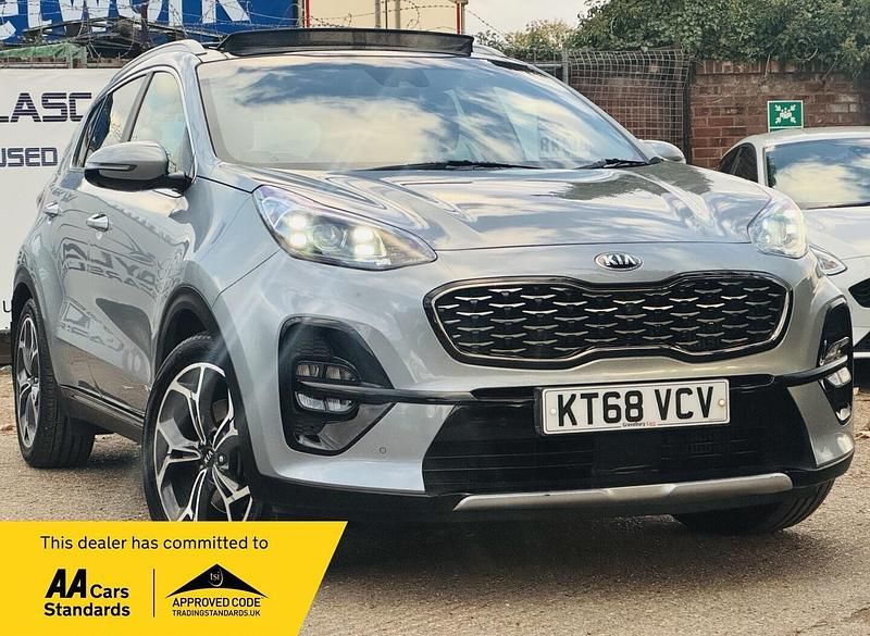 Silver Used 2019 Kia Sportage 4 SUV | £15,290 (Fair price) - Image 1/4