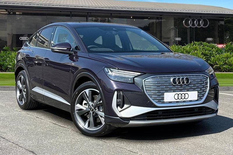 Purple New 2025 Audi Q4 Sportback e-tron S-Line SUV | £48,995 (Super price) - Image 1/4