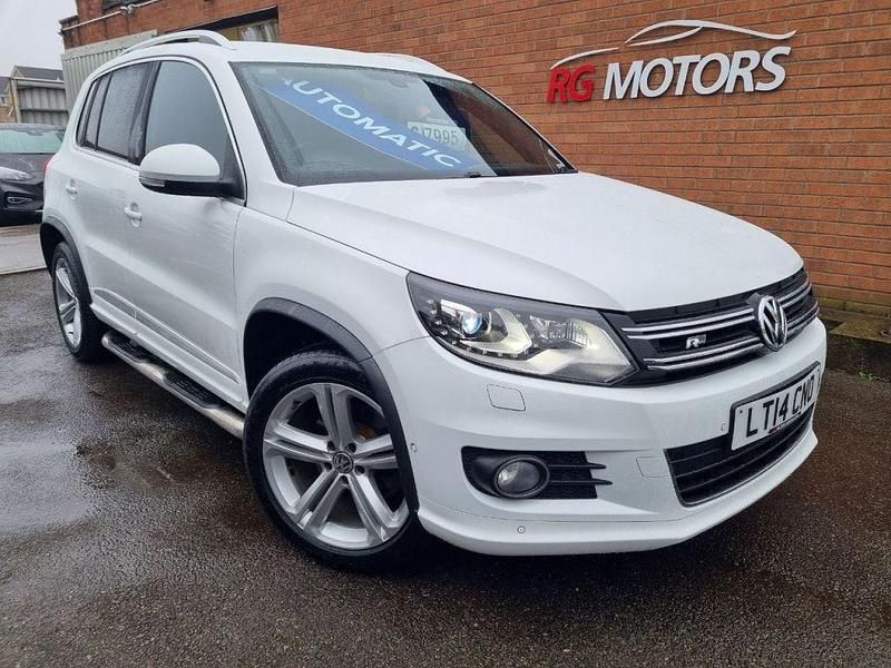 Used VW Tiguan R-line 138 HP (101 kW) 2014 White SUV